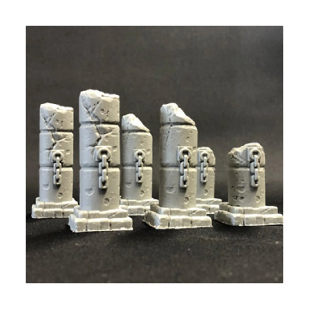 Mini Terrain Crooked: Pillars (6)