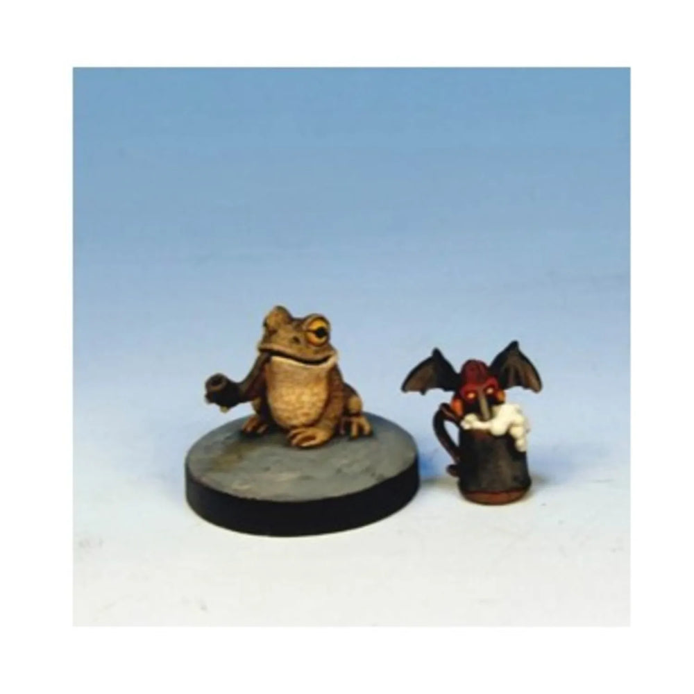 Mini Crooked Fantasy: Frog and Stirge Relaxing