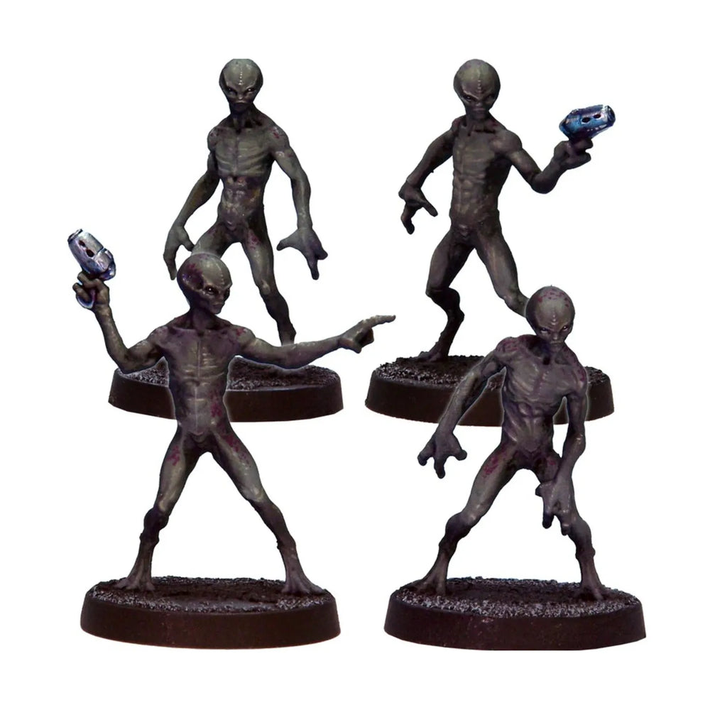 Mini Crooked Sci-Fi: Grey Aliens (4)