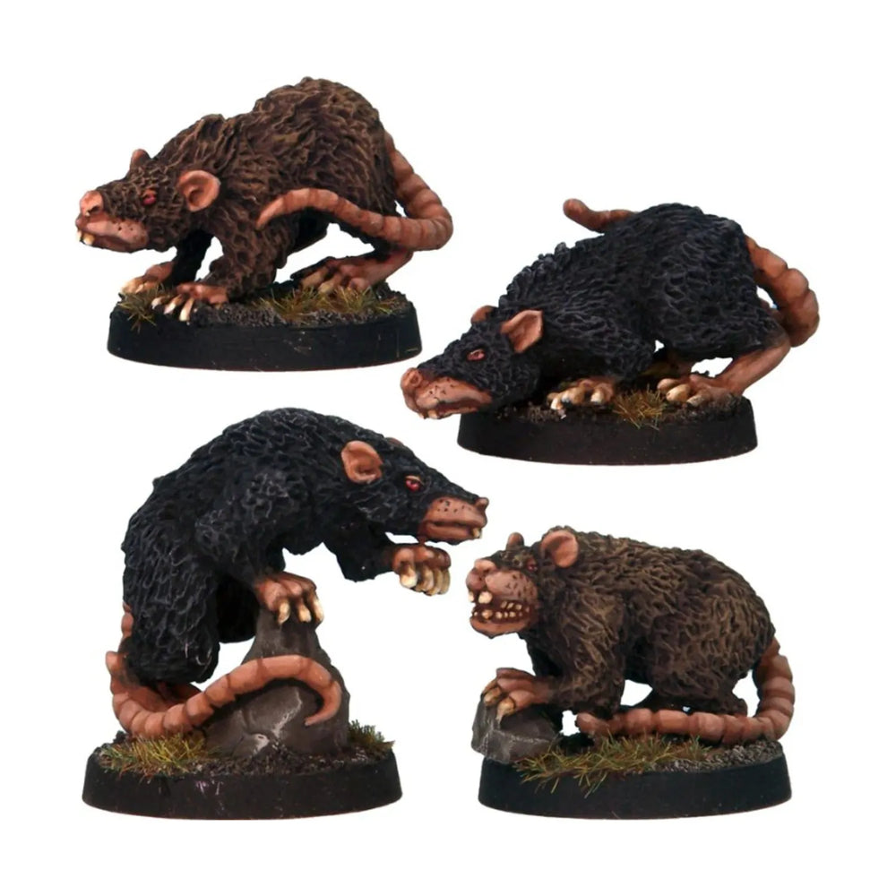 Mini Crooked Fantasy: Giant Rats (4)