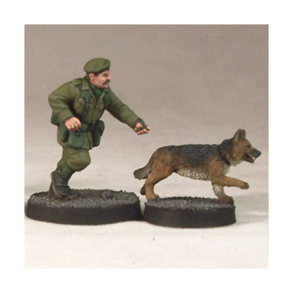 Mini Crooked Modern: Army Dog Handler & Dogs (4)