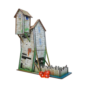 Mini Terrain Crooked: Marshport Derelict Dice Tower
