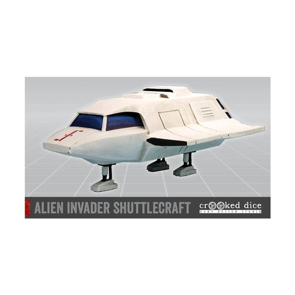 Mini Crooked Sci-Fi: Alien Invader Shuttlecraft (3D Print)