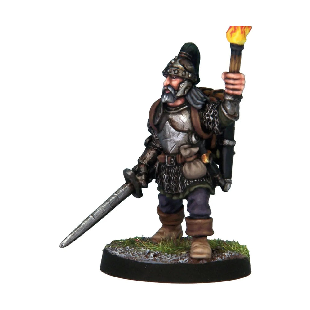 Mini Crooked Fantasy: Fighter - Torch & Sword