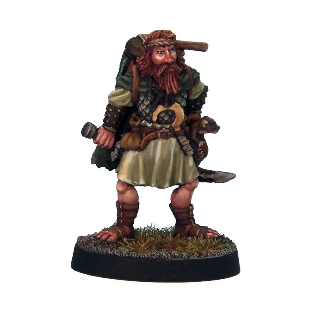 Mini Crooked Fantasy: Druid with Scimitar