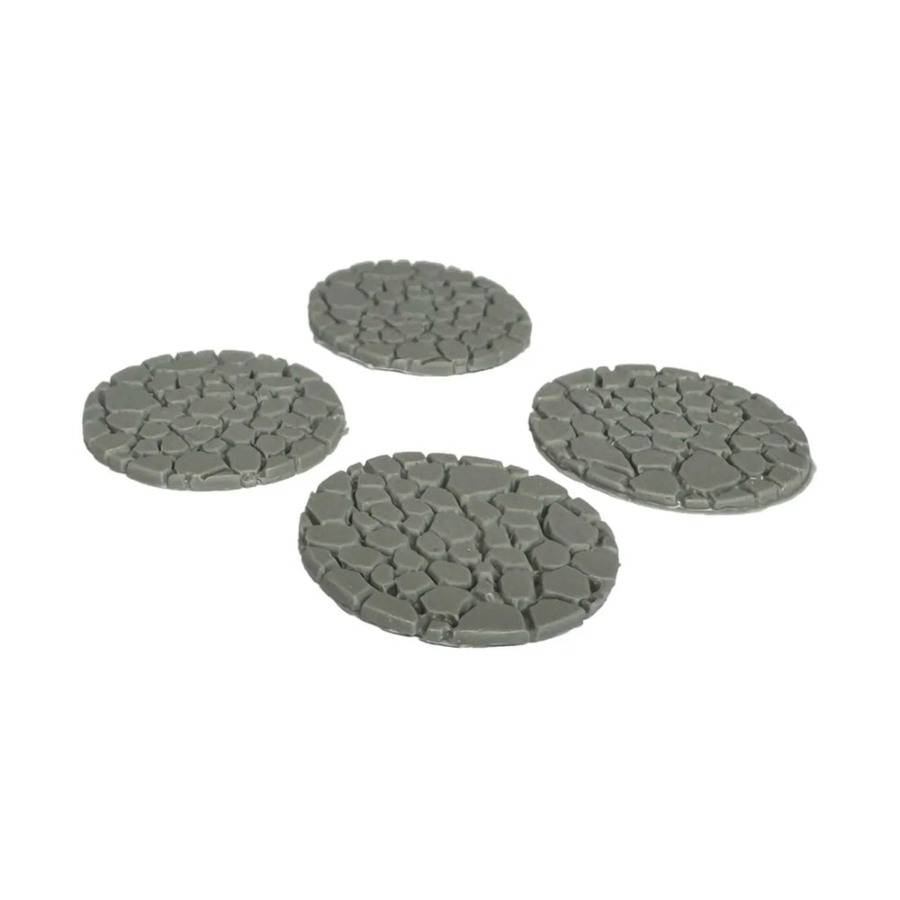 Mini Crooked Base: Cobblestone scenic base toppers - 25mm (4)