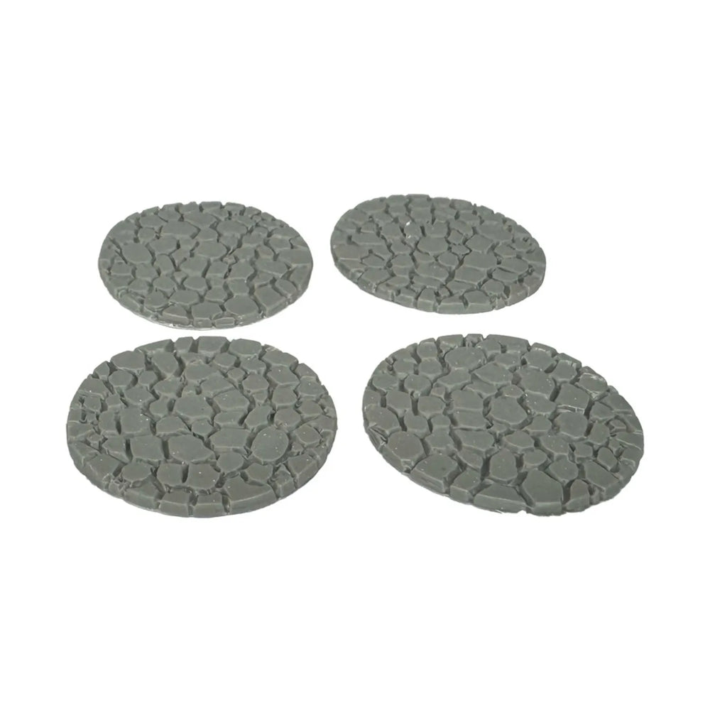 Mini Crooked Base: Cobblestone scenic base toppers - 30mm (4)