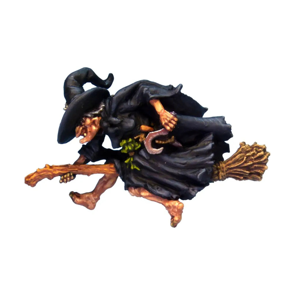 Mini Crooked Fantasy: Wicked Witch on Broomstick