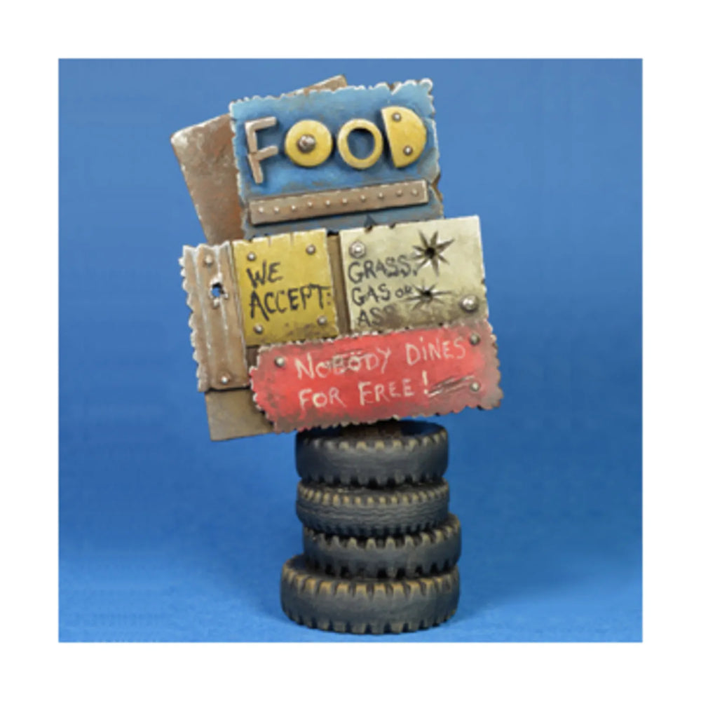 Mini Terrain Crooked: Sign 2 - Food, Route 66