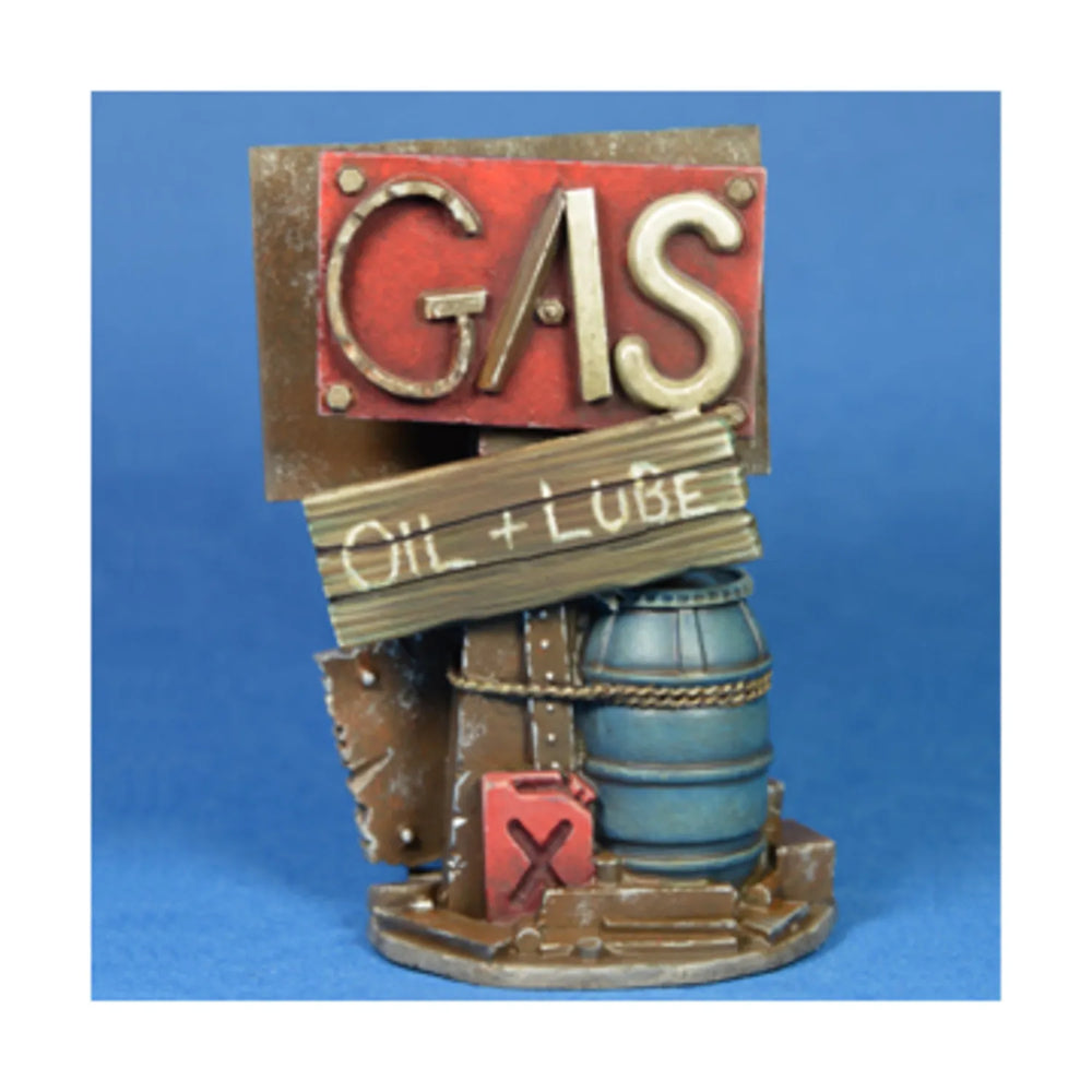 Mini Terrain Crooked: Sign 3 - Gas, H20