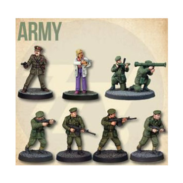 Mini Crooked Modern: Starter Cast: Army (8)