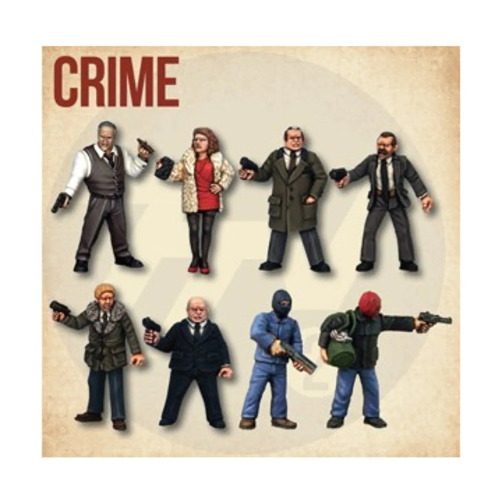 Mini Crooked Modern: Starter Cast: Crime (8)
