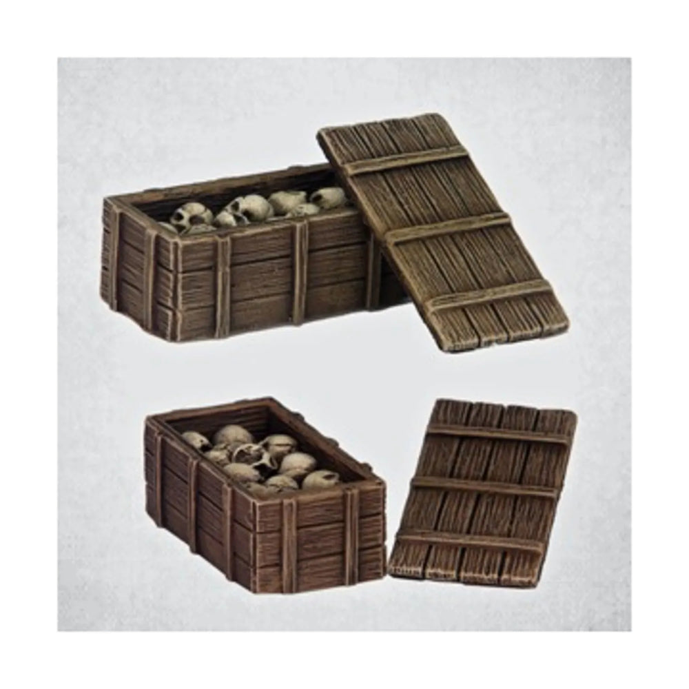 Mini Terrain Crooked: Skull Crates (2)