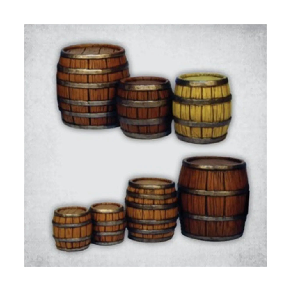 Mini Terrain Crooked: Barrel Set (6)