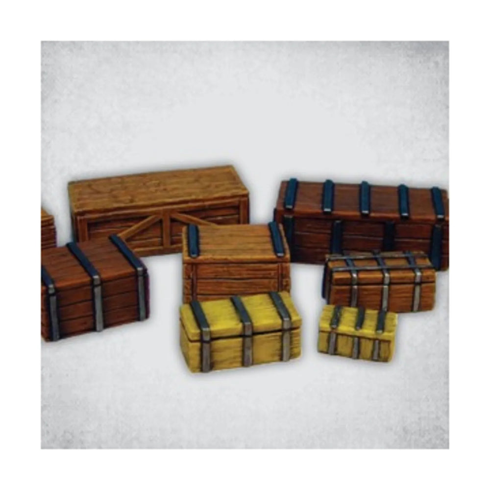 Mini Terrain Crooked: Crates Set (10)