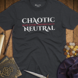 T-Shirt Wizardly: Chaotic Neutral