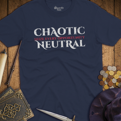 T-Shirt Wizardly: Chaotic Neutral