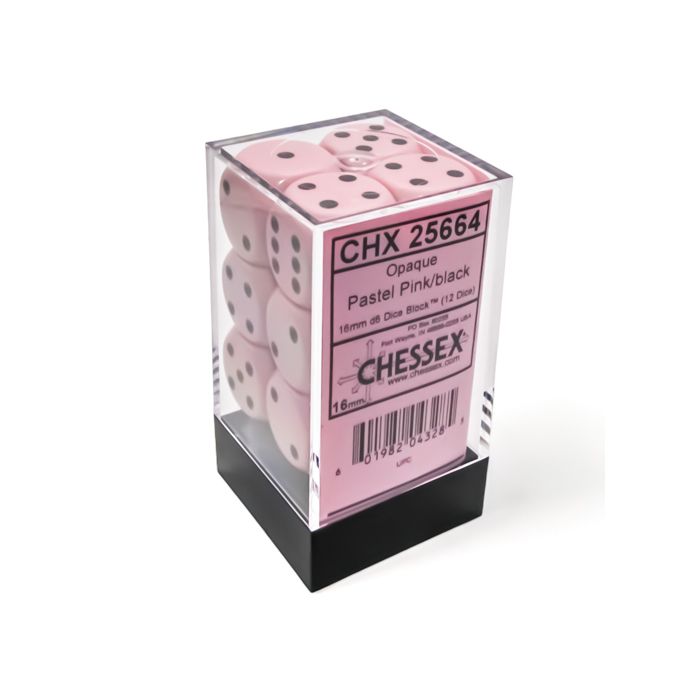 Dice Chessex: 16mm D6 Opaque Pastel