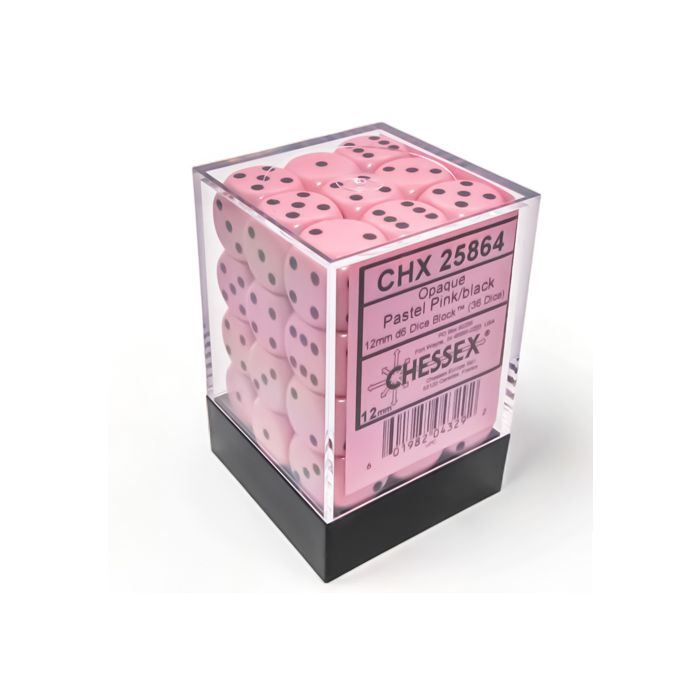 Dice Chessex: 12mm D6 Opaque Pastel
