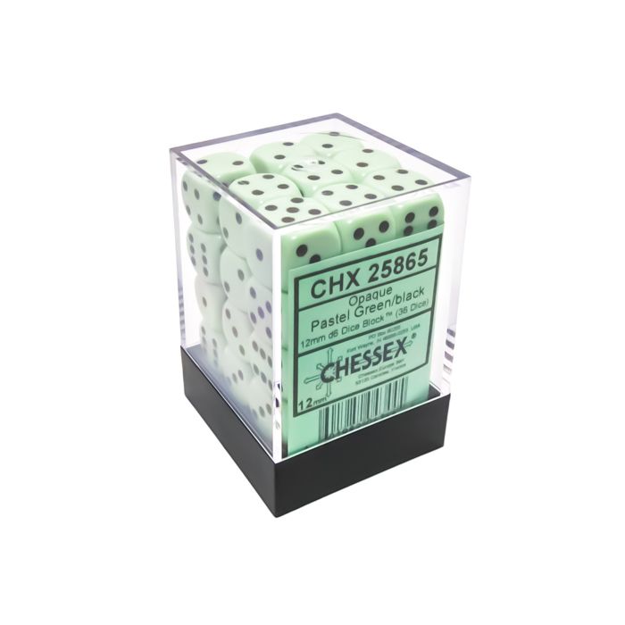 Dice Chessex: 12mm D6 Opaque Pastel