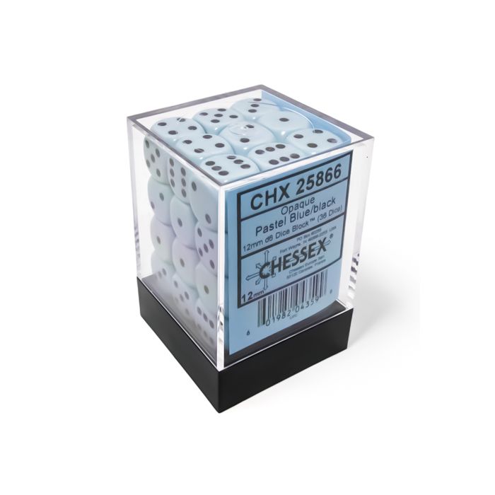 Dice Chessex: 12mm D6 Opaque Pastel