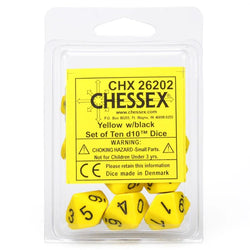 Dice Chessex: D10 Clamshell Opaque Pastel