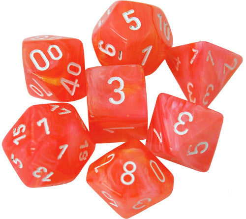 Dice Chessex: Poly 7 Set Festive