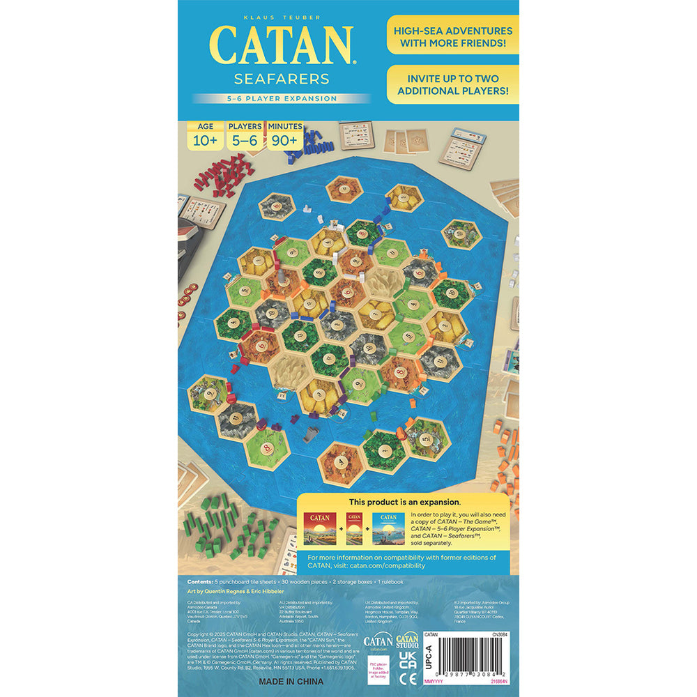 Catan: Expansion - Seafarers 5-6 Player Extension