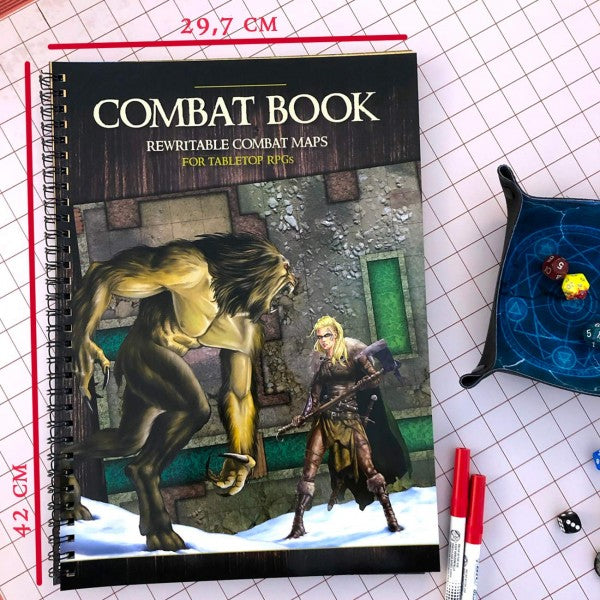 RPG Pwark: Combat Book 1: Fantasy Rewritable Combat Maps for Tabletop RPGs