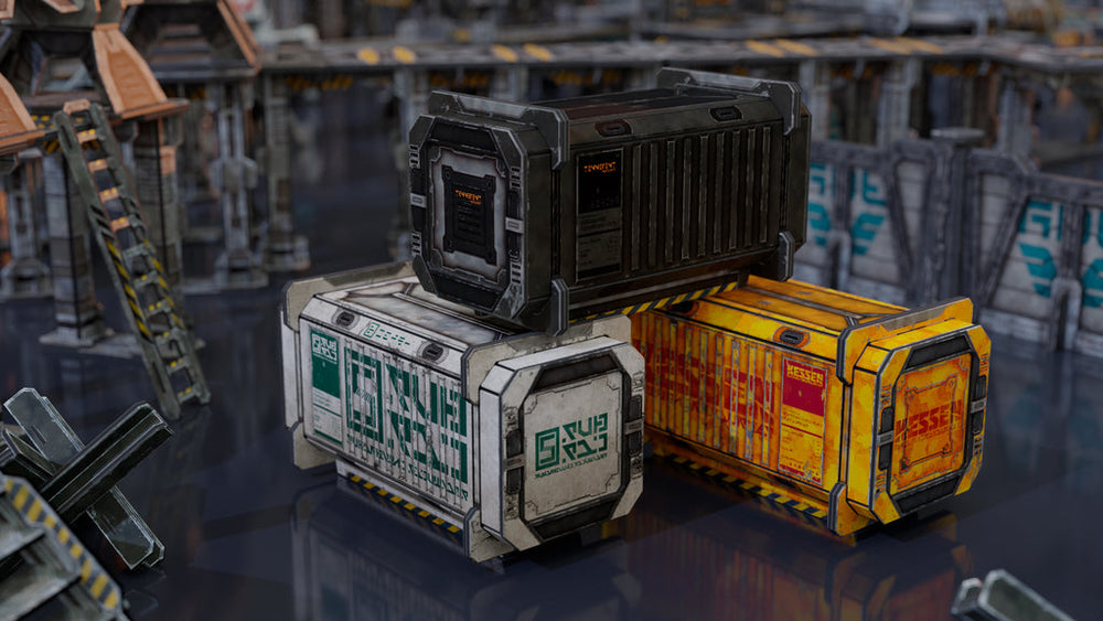 TinkerTurf Sci-Fi: Cargo Containers Series 3