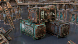 Terrain TinkerTurf SF: Abandoned Theme: Cargo Containers 4 Add-On