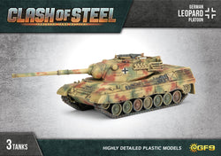 Clash of Steel: German - Leopard Platoon (x3 Plastic)
