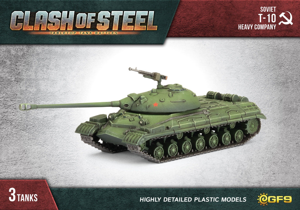 Clash of Steel: Soviet - T-10 Heavy Company (x3 Plastic)