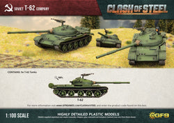 Clash of Steel: Soviet - T-62 Company (x5 Plastic)