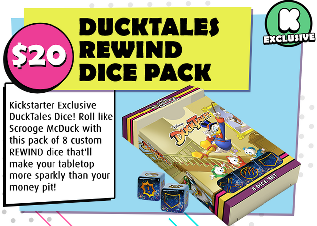 The Disney Afternoon Rewind: Ducktales Dice Pack - KS Exclusive