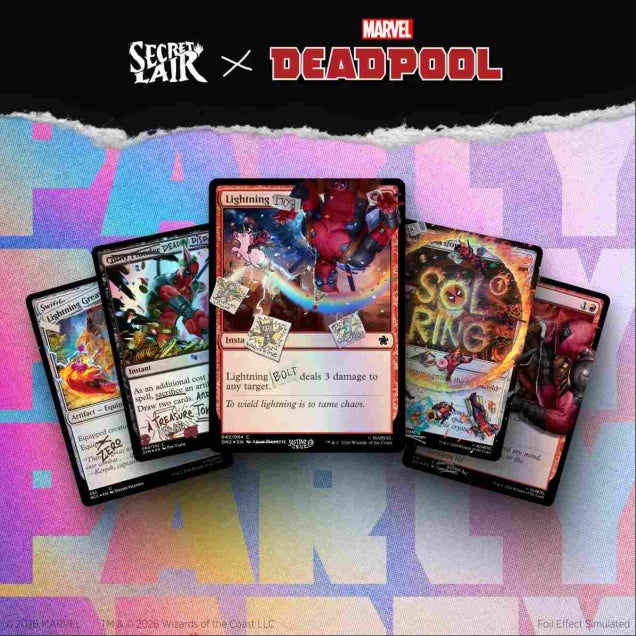 Magic: the Gathering: Secret Lair x Marvel's Deadpool: I Fixed It (You’re Welcome) Pool Party Edition (Copy)
