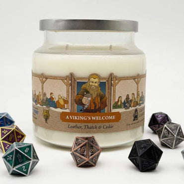 Cantrip Candles: 16oz Glass Norse Foundry