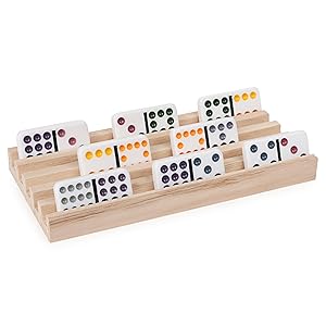 Cardinal Classics Wooden Domino Racks