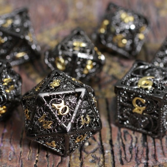 Dice Forged: Poly 7 set Hollow