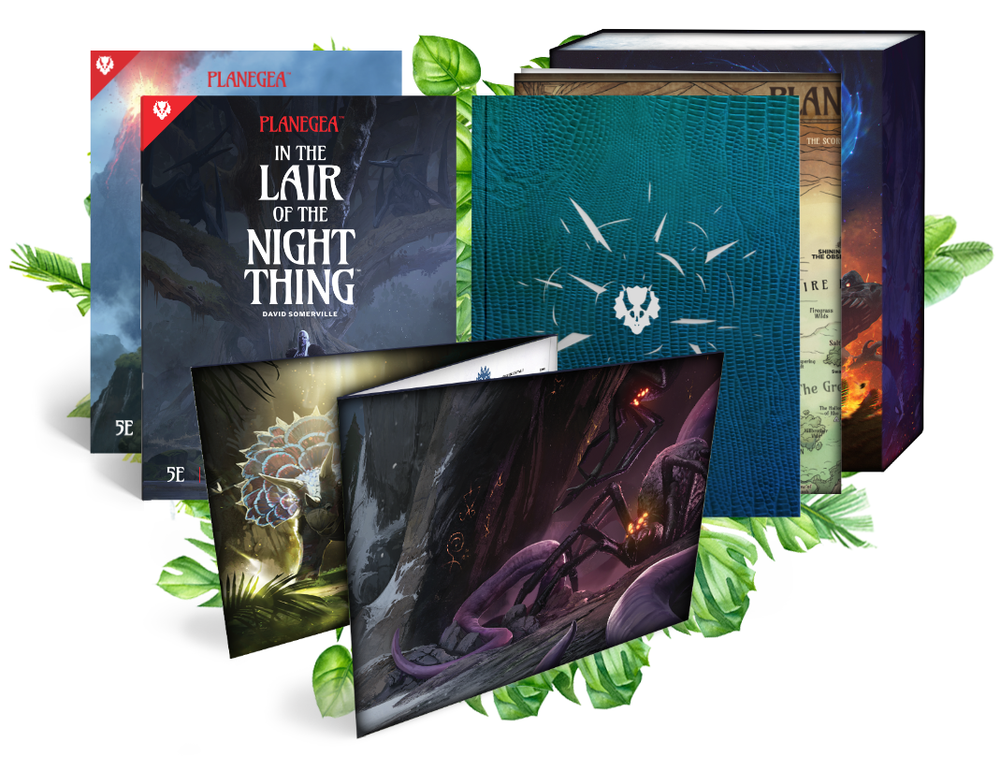 Dungeons & Dragons Planegea: 5e Fantasy Setting- Deluxe Set
