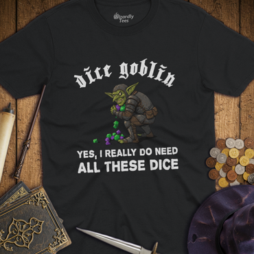 T-Shirt Wizardly: Dice Goblin