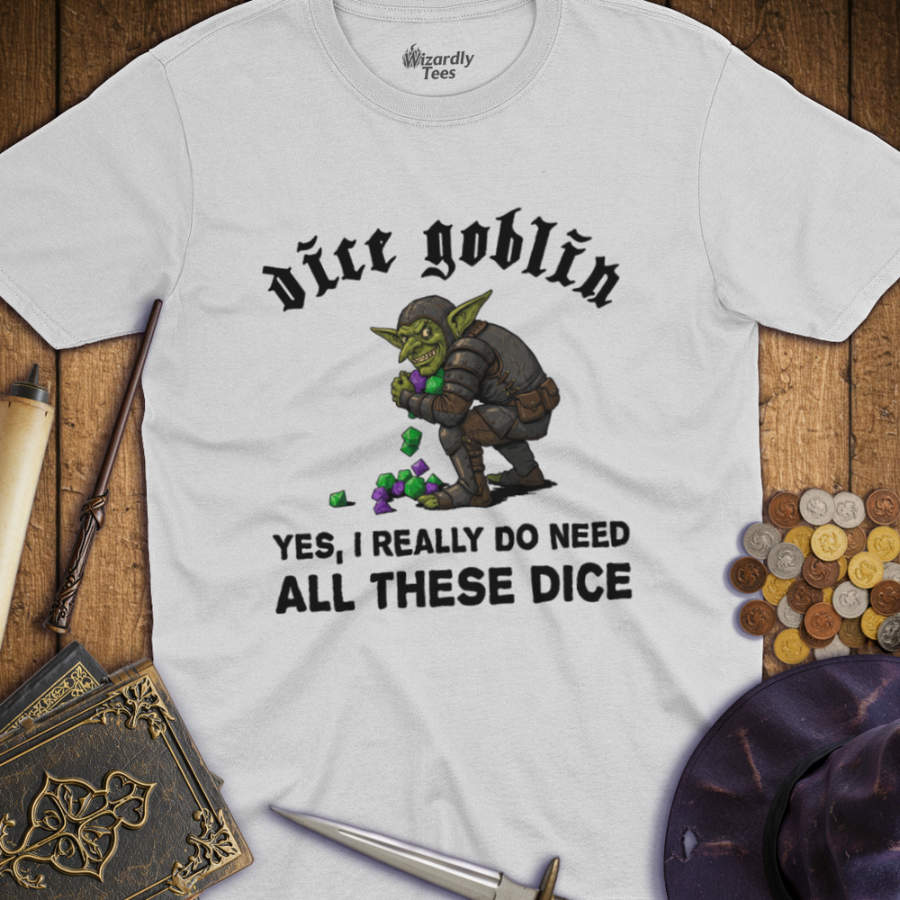 T-Shirt Wizardly: Dice Goblin