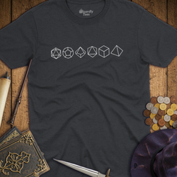 T-Shirt Wizardly: Dice Line