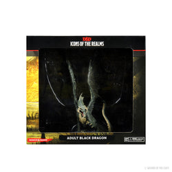 Mini Dungeons & Dragons Icons of the Realms Premium: Dragon Adult Black