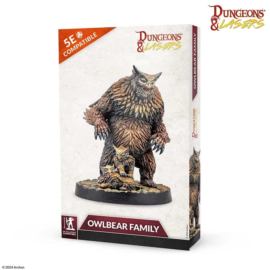 Dungeons & Lasers Fantasy: Owlbear Family