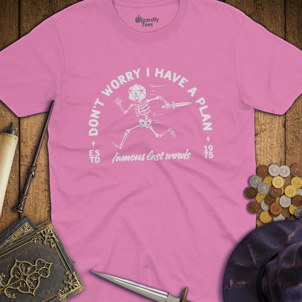 T-Shirt Wizardly: Don't Worry I Have A Plan