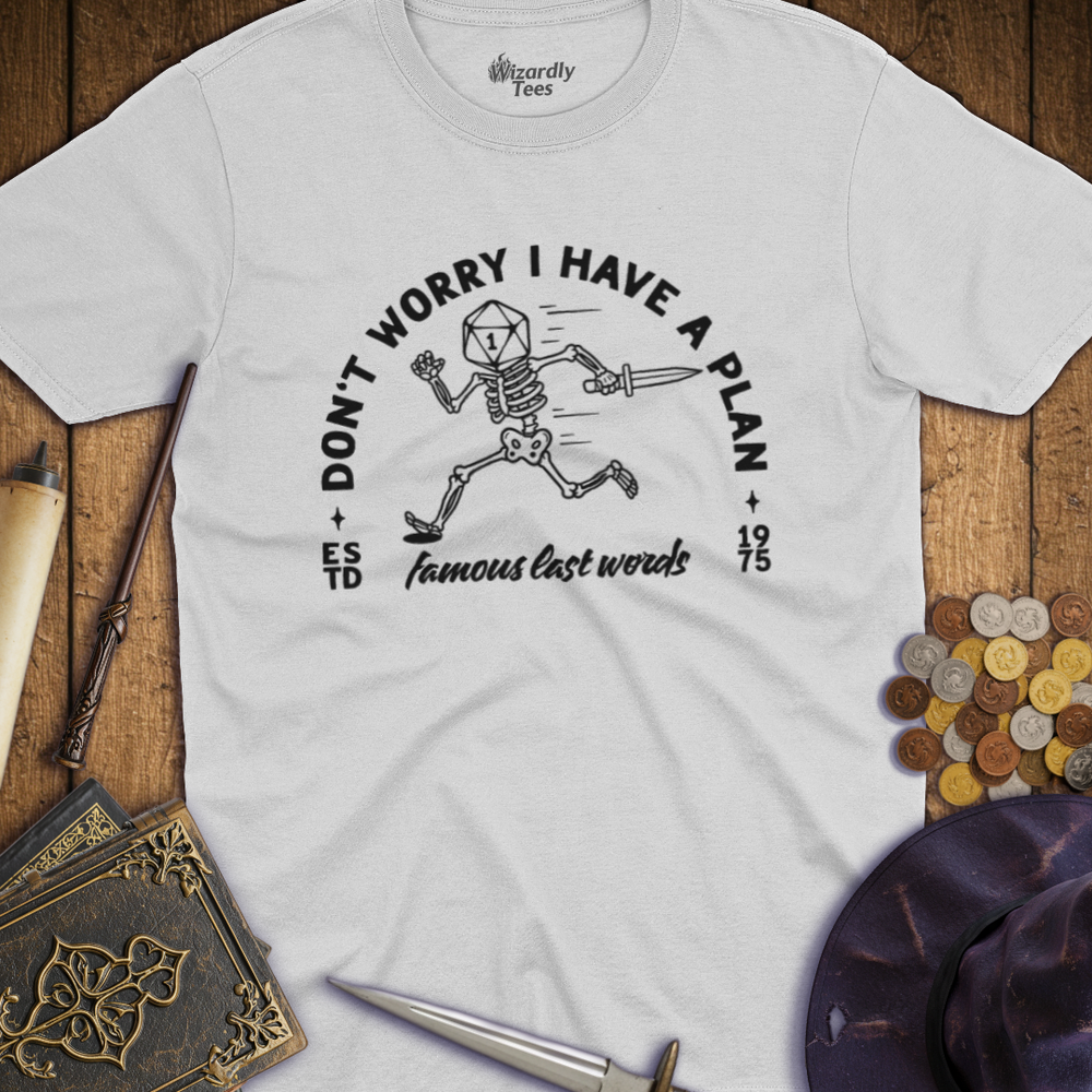 T-Shirt Wizardly: Don't Worry I Have A Plan