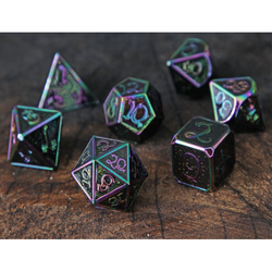 Dice Forged: Poly 7 set Dragon & Scales