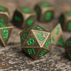 Dice Forged: Poly 10 set Metal