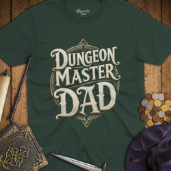 T-Shirt Wizardly: Dungeon Master Dad Badge